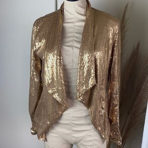 Guess Gold Sequin Jacket